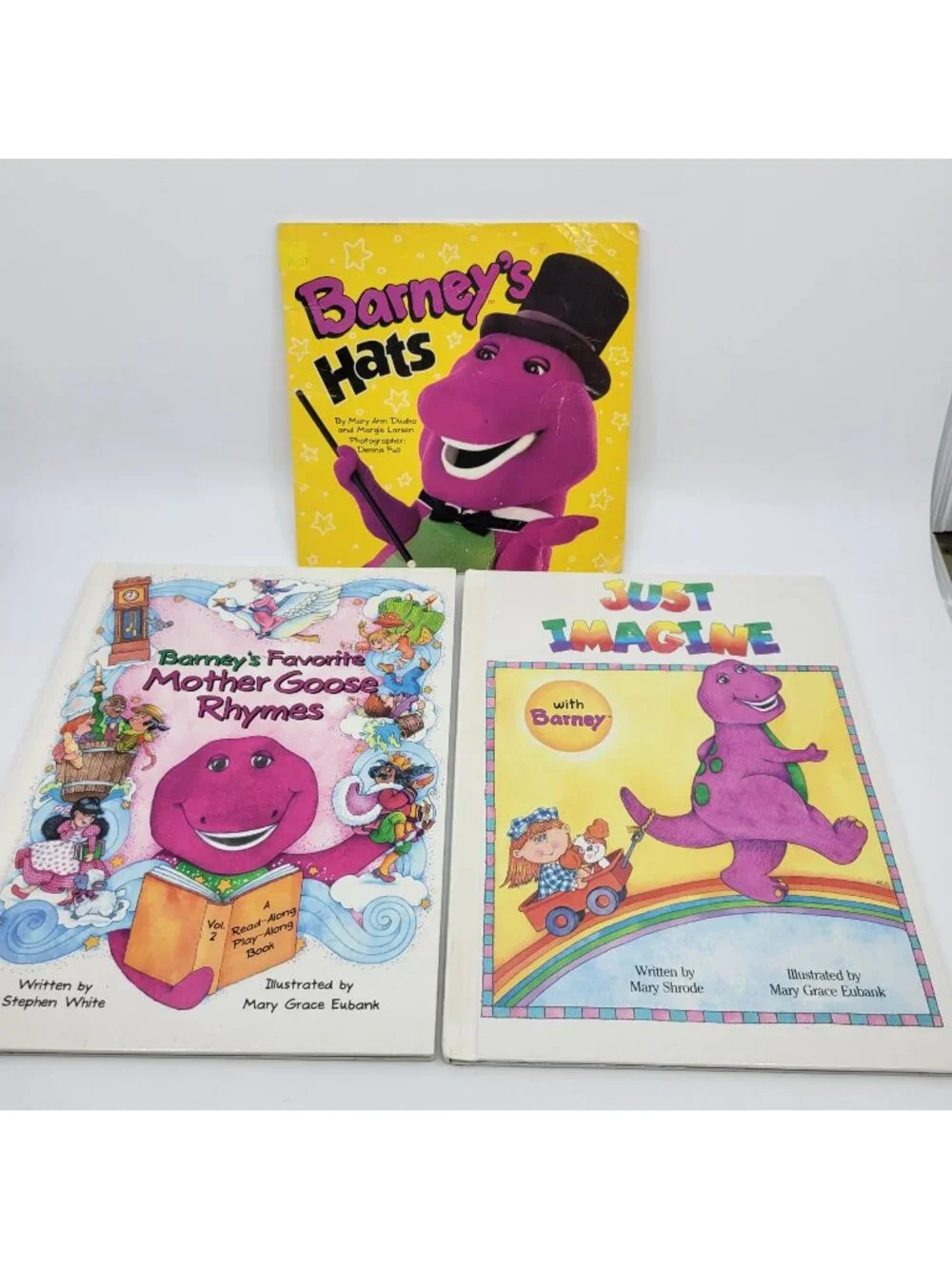 BARNEY Lot of Vintage Children's Books Illustrated by Mary Grace Eubank - BK015